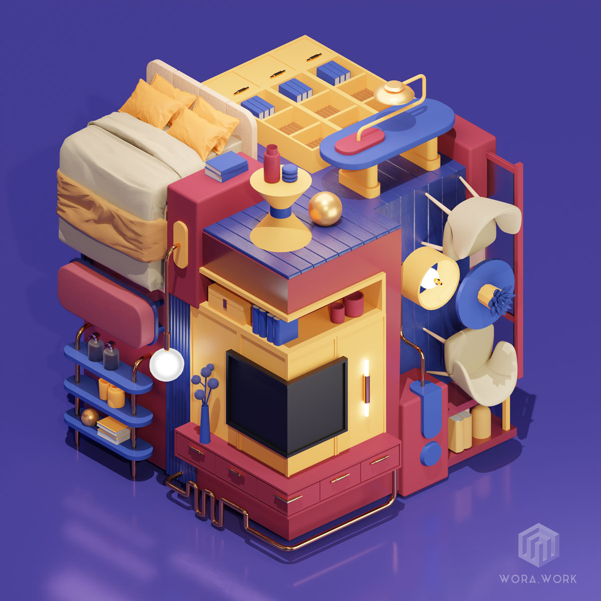 สนทนาภาษาอินทีเรียกับ WORA_WORK นักออกแบบภายในที่ผันตัวไปเป็น 3D Artist ...