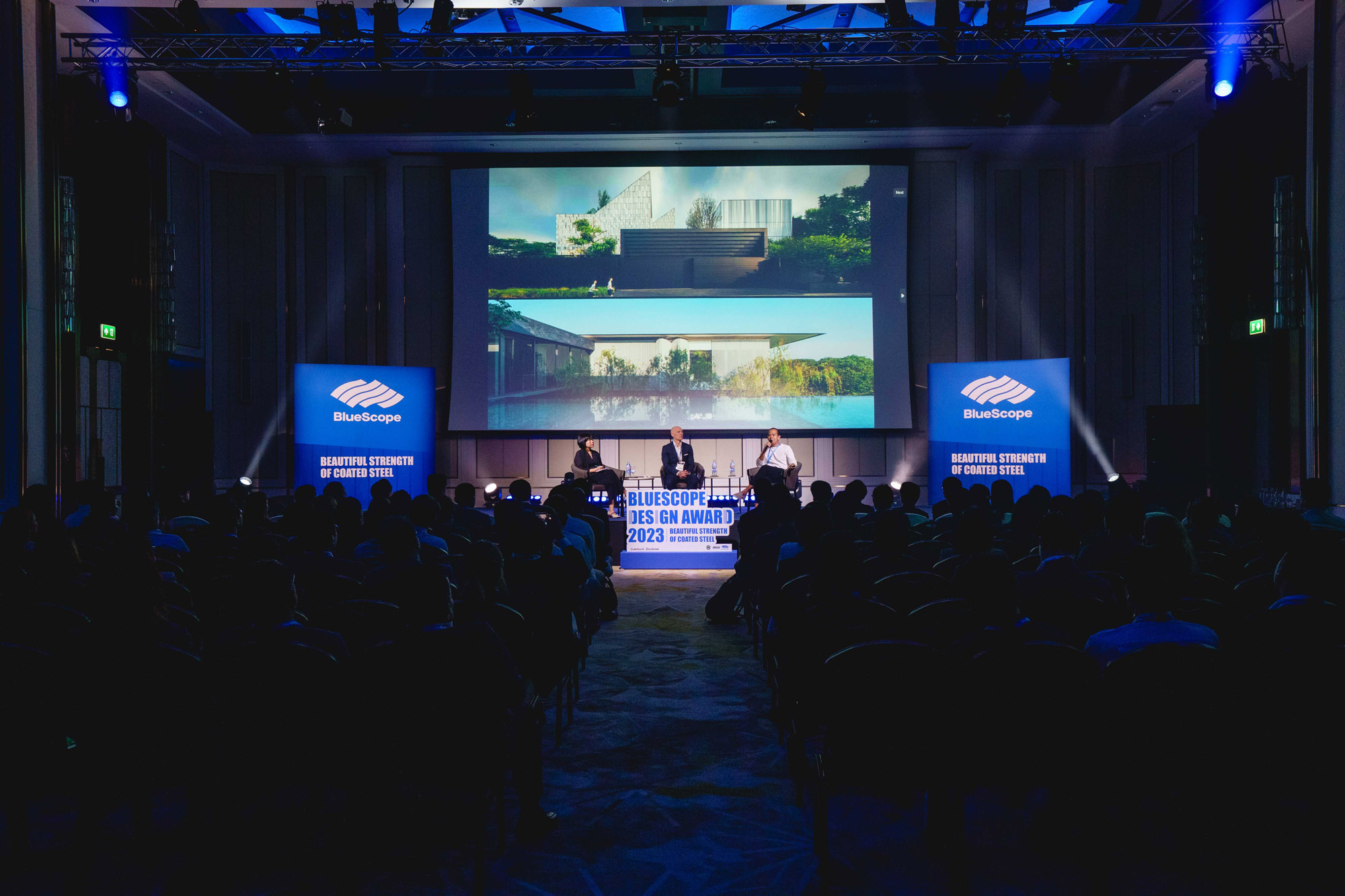 งานประกาศรางวัล BlueScope Design Award 2023 ภายใต้หัวข้อ ” Beautiful Strength of Coated Steel “