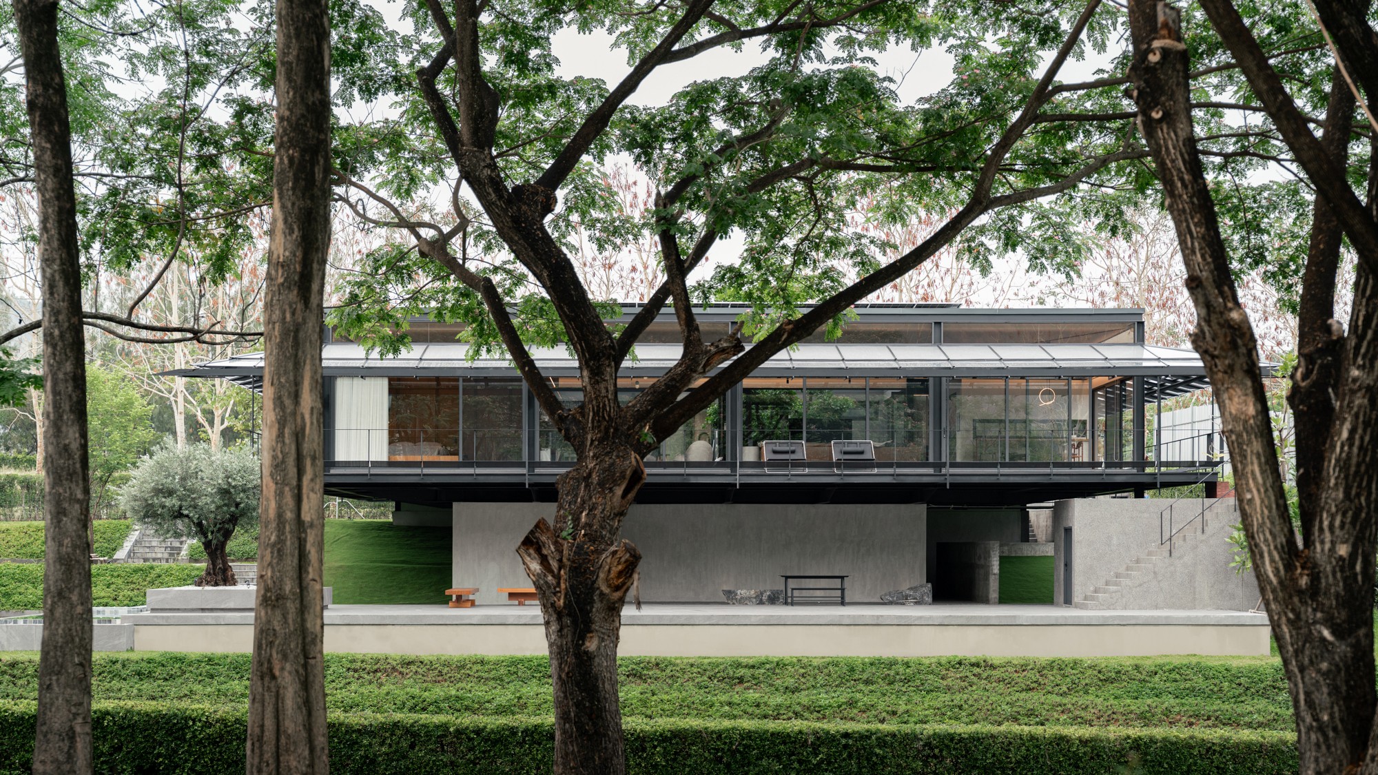 O+o House หลบไปในเขาใหญ่ กลมกลืนไปกับแลนด์สเคป